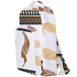 African Women Pattern Seamless Style Double Compartment Backpack