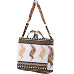 African Women Pattern Seamless Style Square Shoulder Tote Bag