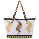 African Women Pattern Seamless Style Full Print Shoulder Bag