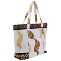 Zip Up Canvas Bag 