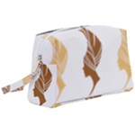 African Women Pattern Seamless Style Wristlet Pouch Bag (Large)