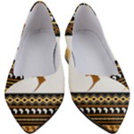 African Women Pattern Seamless Style Women s Block Heels 