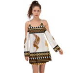 African Women Pattern Seamless Style Boho Dress