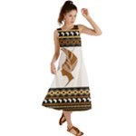 African Women Pattern Seamless Style Summer Maxi Dress