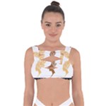 African Women Pattern Seamless Style Bandaged Up Bikini Top