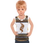 African Women Pattern Seamless Style Kids  Sport Tank Top