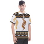 African Women Pattern Seamless Style Men s Polo T-Shirt