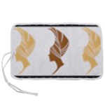 African Women Pattern Seamless Style Pen Storage Case (M)