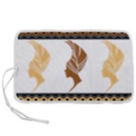 African Women Pattern Seamless Style Pen Storage Case (L)