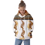 African Women Pattern Seamless Style Kids  Oversized Hoodie