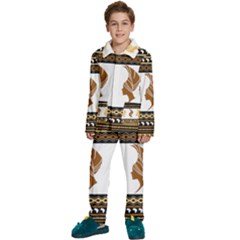 Kids  Long Sleeve Velvet Pajamas Set 