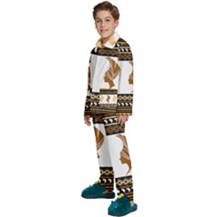 Kids  Long Sleeve Velvet Pajamas Set 