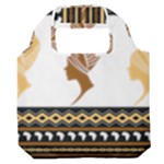 African Women Pattern Seamless Style Premium Foldable Grocery Recycle Bag