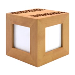 Wood Photo Frame Cube 