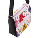 Flap Closure Messenger Bag (S) 