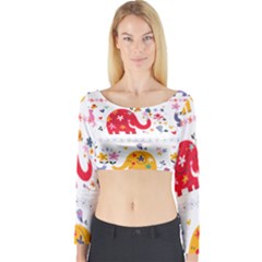 Long Sleeve Crop Top 