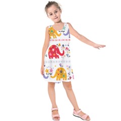 Kids  Sleeveless Dress 