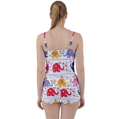 Tie Front Two Piece Tankini 