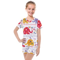 Kids  Mesh T-Shirt and Shorts Set 