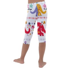 Kids  Lightweight Velour Capri Leggings  