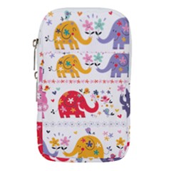 African Elephant Cute Cartoon Seamless Shading Cartoon Character Waist Pouch (Small) from ArtsNow.com