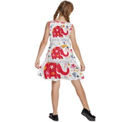 Kids  Sleeveless Tiered Mini Dress 