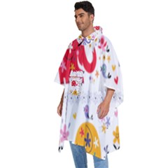 Men s Hooded Rain Ponchos 