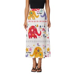 Classic Midi Chiffon Skirt 