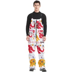 Men s Front Zip Ski And Snowboard Bib Pants 