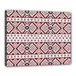 Ukrainian Folk Seamless Pattern Ornament Canvas 20  x 16  (Stretched)