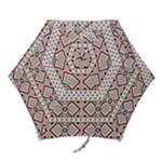 Ukrainian Folk Seamless Pattern Ornament Mini Folding Umbrellas