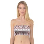 Ukrainian Folk Seamless Pattern Ornament Bandeau Top