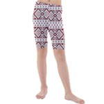 Ukrainian Folk Seamless Pattern Ornament Kids  Mid Length Swim Shorts