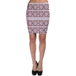 Ukrainian Folk Seamless Pattern Ornament Bodycon Skirt