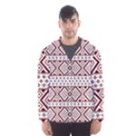 Ukrainian Folk Seamless Pattern Ornament Men s Hooded Windbreaker