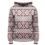 Ukrainian Folk Seamless Pattern Ornament Women s Pullover Hoodie