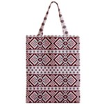 Ukrainian Folk Seamless Pattern Ornament Zipper Classic Tote Bag