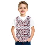 Ukrainian Folk Seamless Pattern Ornament Kids  Basketball Tank Top