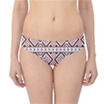 Ukrainian Folk Seamless Pattern Ornament Hipster Bikini Bottoms