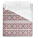 Ukrainian Folk Seamless Pattern Ornament Duvet Cover (Queen Size)