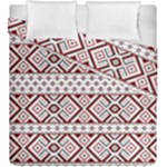 Ukrainian Folk Seamless Pattern Ornament Duvet Cover Double Side (King Size)