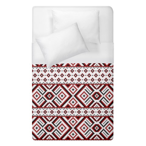 Ukrainian Folk Seamless Pattern Ornament Duvet Cover (Single Size) from ArtsNow.com