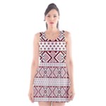 Ukrainian Folk Seamless Pattern Ornament Scoop Neck Skater Dress