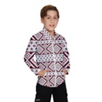 Ukrainian Folk Seamless Pattern Ornament Kids  Windbreaker