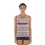 Ukrainian Folk Seamless Pattern Ornament Sport Tank Top 