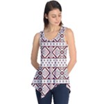 Ukrainian Folk Seamless Pattern Ornament Sleeveless Tunic