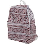 Ukrainian Folk Seamless Pattern Ornament Top Flap Backpack