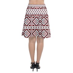 Chiffon Wrap Front Skirt 