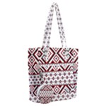 Ukrainian Folk Seamless Pattern Ornament Everyday Shoulder Bag with Pouch Bag