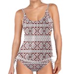 Ukrainian Folk Seamless Pattern Ornament Tankini Set